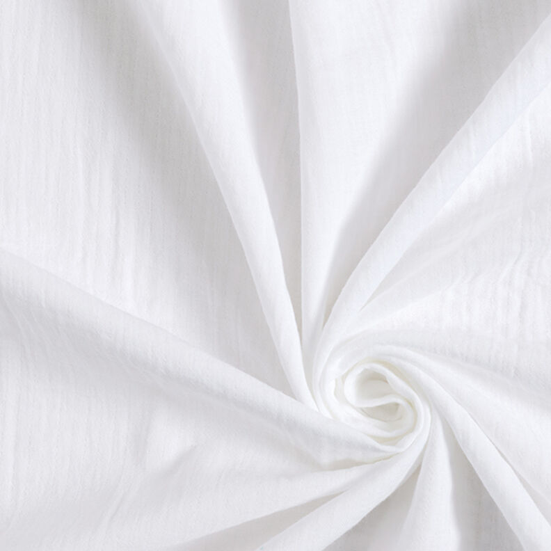 Cotton Muslin 280 cm – white,  image number 1