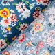 Coated Cotton cute flowers – royal blue,  thumbnail number 5