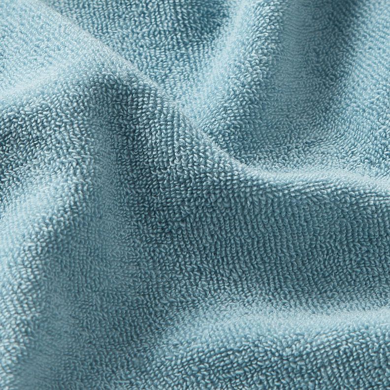 Towelling Fabric Stretch Plain – light blue,  image number 2