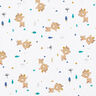 Cotton Poplin Deer with a crown – ivory,  thumbnail number 1