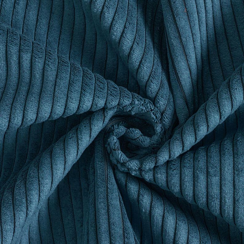 Upholstery Fabric soft corduroy – midnight blue, image number 1