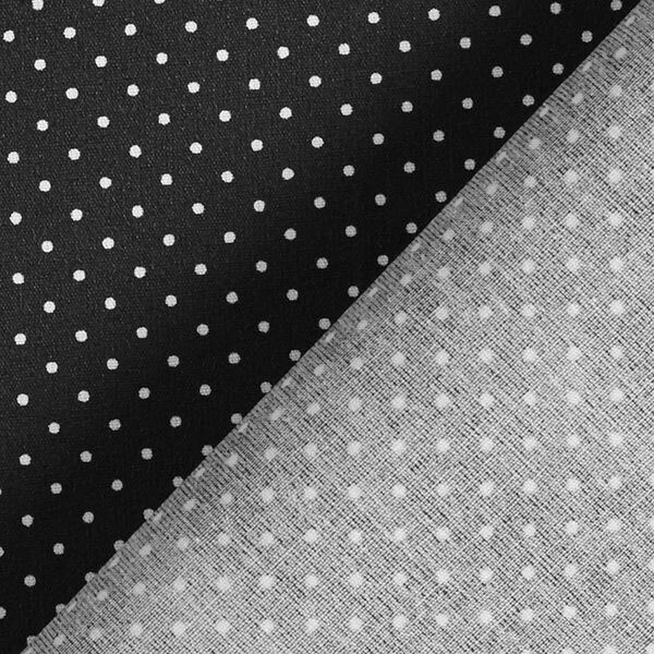 Coated Cotton Little Dots – black,  image number 5