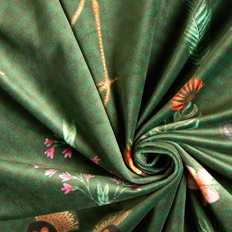 Digital Print Velvet Snake – dark green/grey,  image number 3