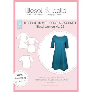 Boat Neck Jersey Dress, Lillesol & Pelle No. 22 | 34 - 50, 