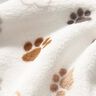 Cosy Fleece Paws and Bones – ivory/dark taupe,  thumbnail number 5