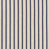 Decor Fabric Half Panama narrow nautical stripes – natural/navy blue,  thumbnail number 1