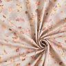 Cotton Jersey contented deer in autumn leaves Digital Print  – natural,  thumbnail number 3
