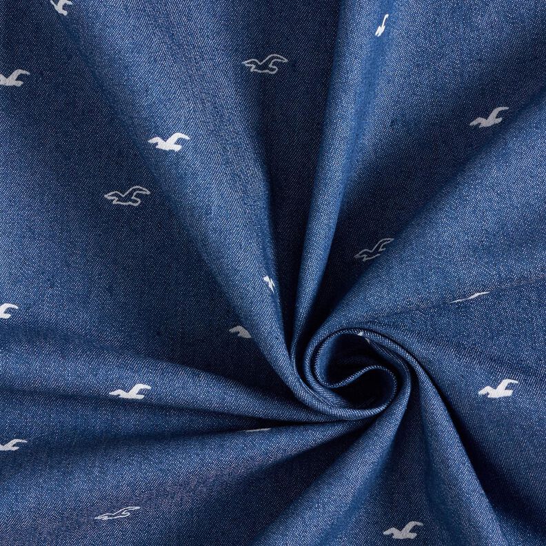 Seagulls lightweight stretchy denim – denim blue,  image number 4