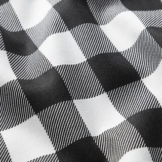 Coated Cotton Checks – black, 