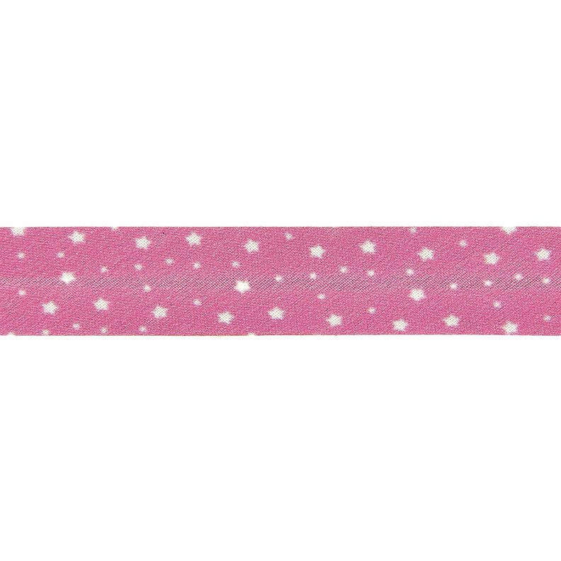 Bias binding Stars Organic cotton [20 mm] – pink,  image number 1