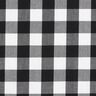Shirting Fabric Large baker's check – white/black,  thumbnail number 1