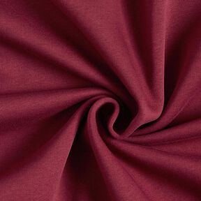 Brushed Sweatshirt Fabric – burgundy, 