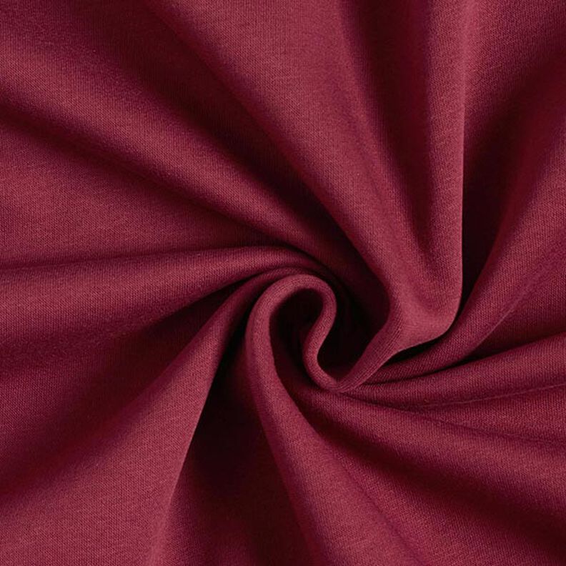 Brushed Sweatshirt Fabric – burgundy,  image number 1