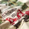 Decor Fabric Tapestry Piece VW Bus – natural/red,  thumbnail number 3