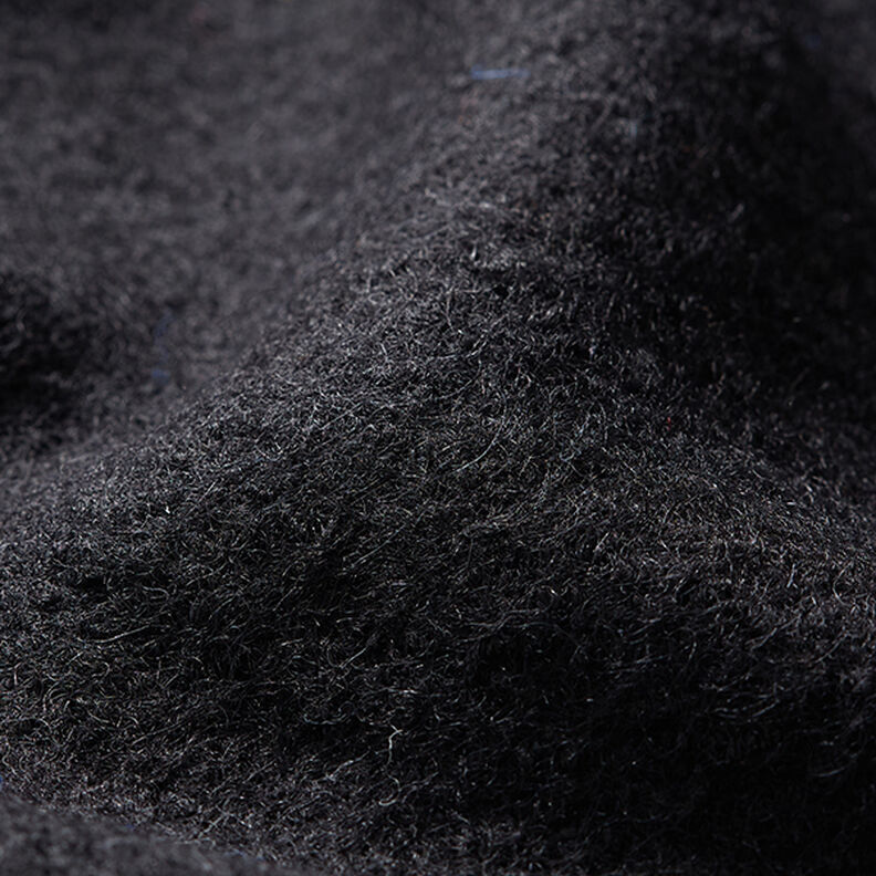 Fulled woollen loden – black,  image number 2