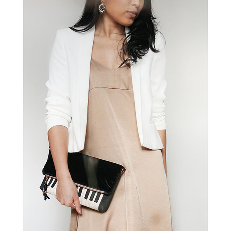 Viscose Satin Plain – sand,  image number 7