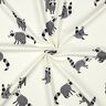 Cotton Jersey Racoons Digital Print | Poppy Fabrics – offwhite,  thumbnail number 3