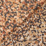Crêpe chiffon spots and gold dots – brown/metallic gold,  thumbnail number 5