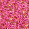 Viscose Jersey Delicate Flowers – purple/fire red,  thumbnail number 1