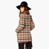Checked Double face Coating Fabric – beige/brown,  thumbnail number 7