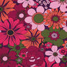 French terry Bloomster | Nerida Hansen – berry/orange | Remnant 60cm,  thumbnail number 1