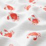 GOTS Double Gauze/Muslin Crabs | Poppy Fabrics – ivory,  thumbnail number 2
