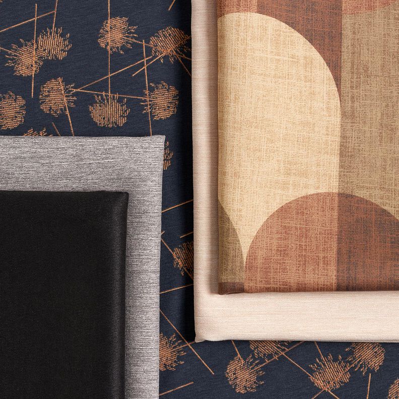 Curtain Fabric Doubleface – dark taupe, image number 4