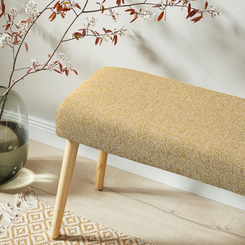 Upholstery Fabric Colourful Weave – sunglow/natural,  image number 5
