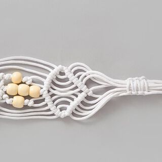 Beads Belt – white/offwhite, 