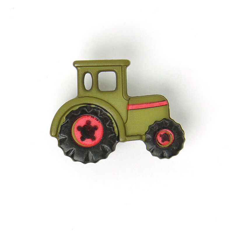 Plastic button, Tractor 34,  image number 1