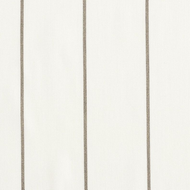 Outdoor Fabric Canvas fine stripes – white/light grey,  image number 1