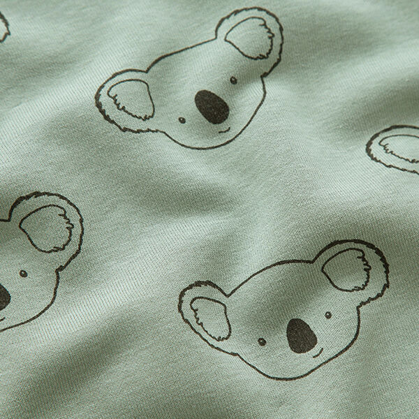 Koala sweatshirt fabric package – reed/natural,  image number 3