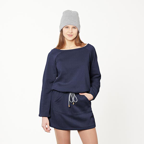 GOTS French Terry | Tula – navy blue,  image number 5