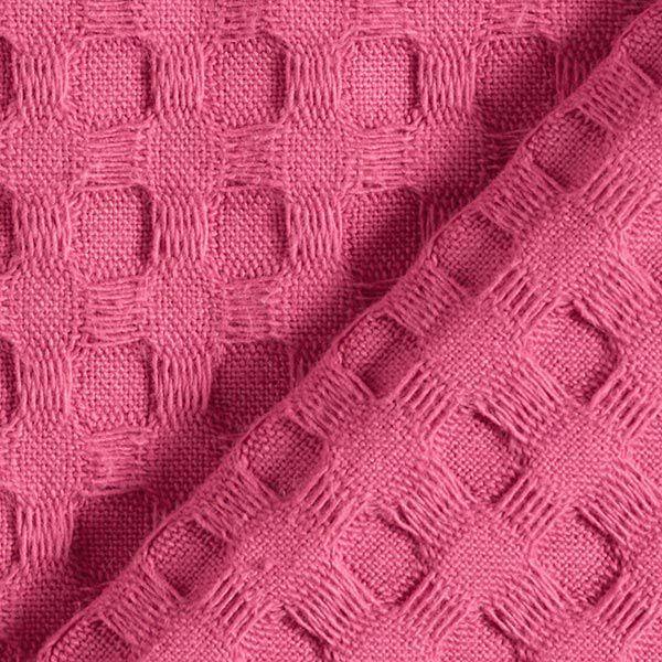 Waffle Piqué Karos – pink,  image number 3