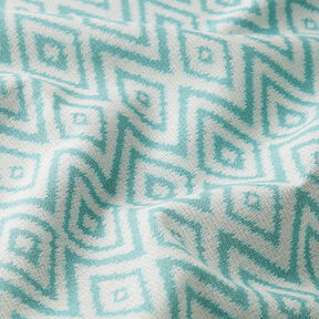 Outdoor fabric jacquard Ethno – mint, 
