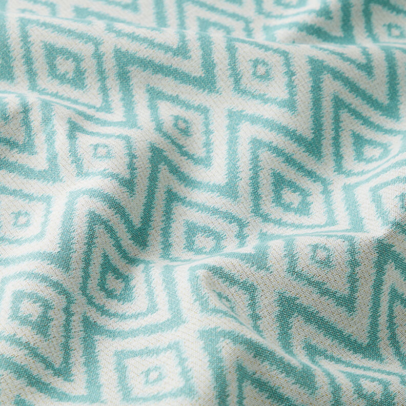 Outdoor fabric jacquard Ethno – mint,  image number 2