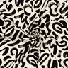 Viscose Jersey abstract brushstrokes – cream/black,  thumbnail number 3