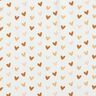 Cotton Jersey Glitter little hearts – ivory,  thumbnail number 1