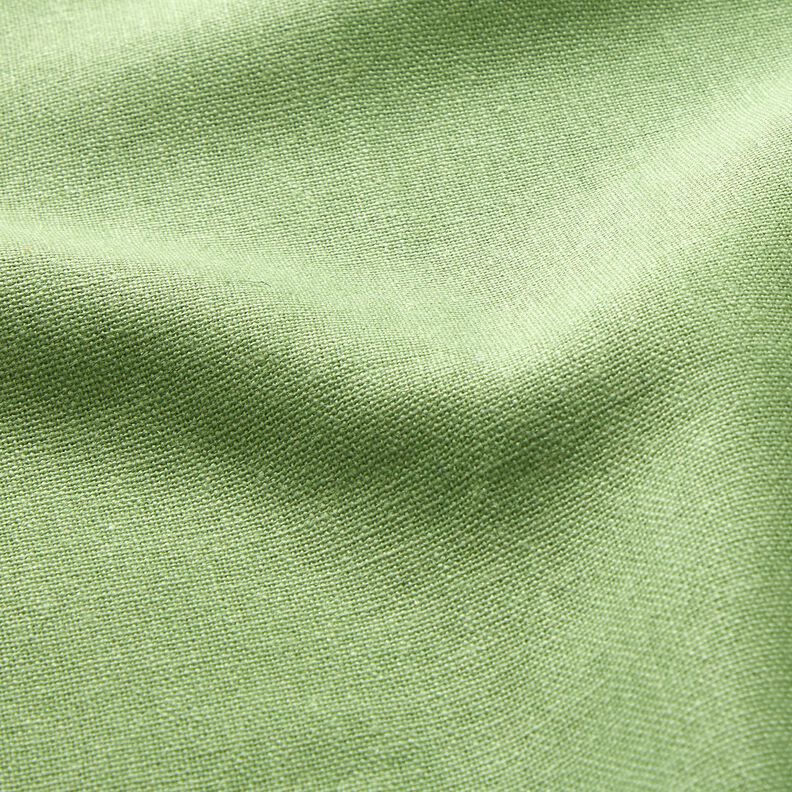pure heavy linen Plain – green,  image number 2