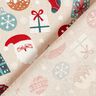 Decor Fabric Canvas cute Christmas motifs – natural/eucalyptus,  thumbnail number 4