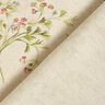 Decor Fabric Half Panama Bouquet of Flowers &ndash; natural/mauve,  thumbnail number 4