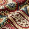Decor Fabric Tapestry Fabric abstract paisley – light beige/carmine,  thumbnail number 2