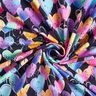 Cotton Jersey colourful hearts | Glitzerpüppi – black,  thumbnail number 3