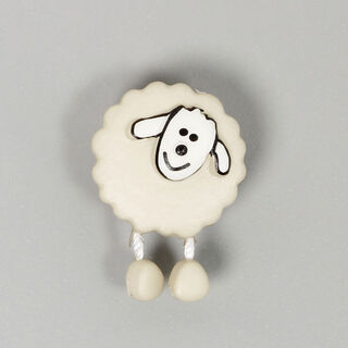 Plastic button, Sheep 14, 