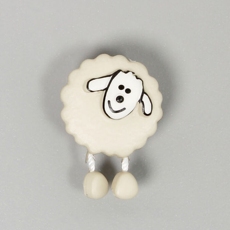 Plastic button, Sheep 14,  image number 1