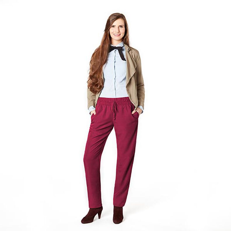 Cotton Twill Plain – burgundy,  image number 5