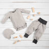 Cotton Jersey paw prints – misty grey,  thumbnail number 5