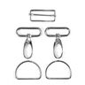 Bag Accessories Set [ 5-Pieces | 40 mm] – silver metallic,  thumbnail number 1