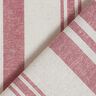 Decor Fabric Canvas woven stripes – red,  thumbnail number 4