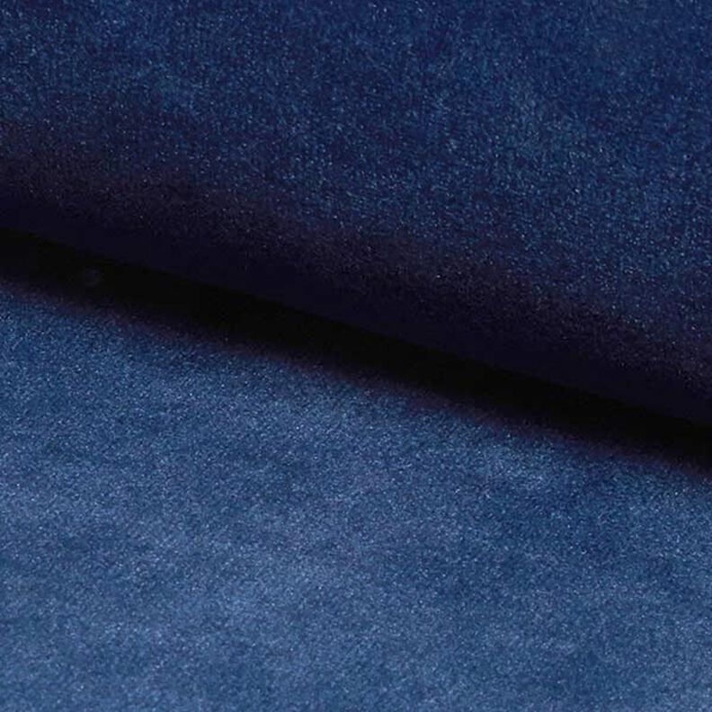 Upholstery Fabric Velvet – navy blue,  image number 2